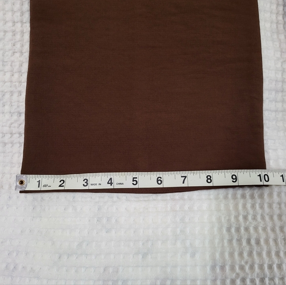 Abercrombie & Fitch Premium Crepe Trousers, Sz. 24S Brown - Picture 8 of 10